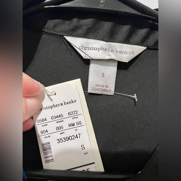 Christopher & Banks NWT Printed Blouse - Small - Picture 4 of 5